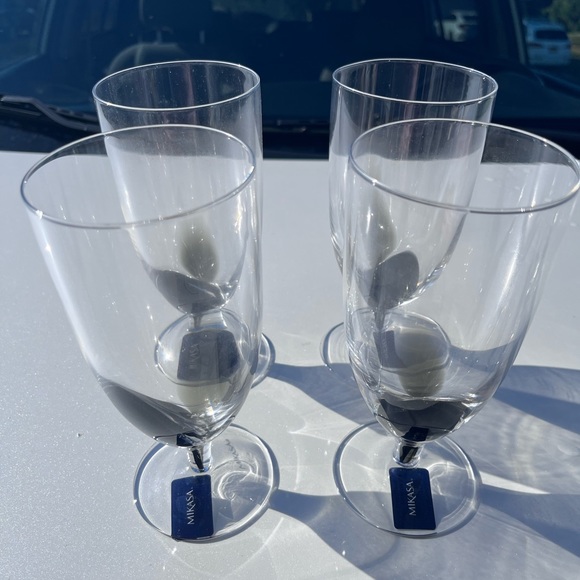 Mikasa Dining Mikasa Kya Smoke Iced Beverage 6oz Glass Set Of 4